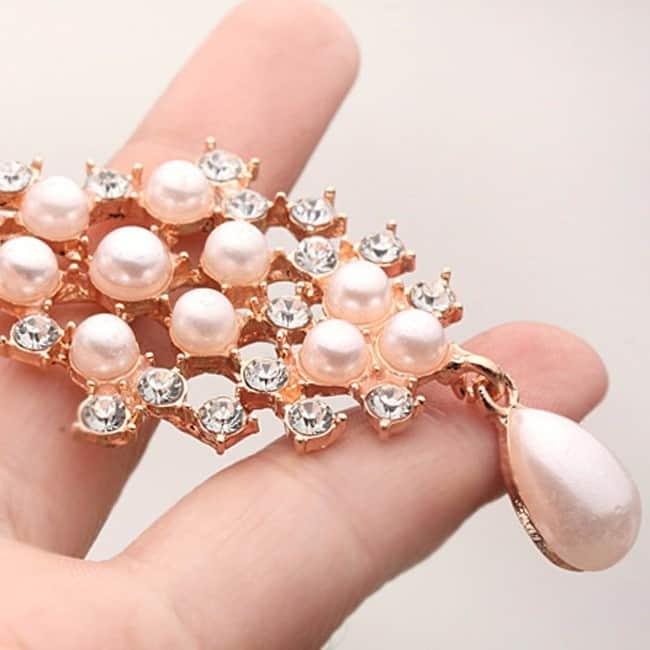 Accesoriu par, auriu, cu perlute, Eini C4 - Pursehuit.ro