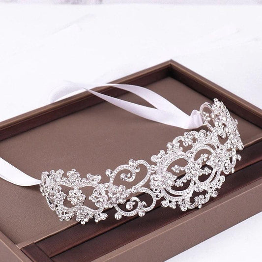 Accesoriu par, argintiu, cu pietre, Orpa C20 - Pursehuit.ro