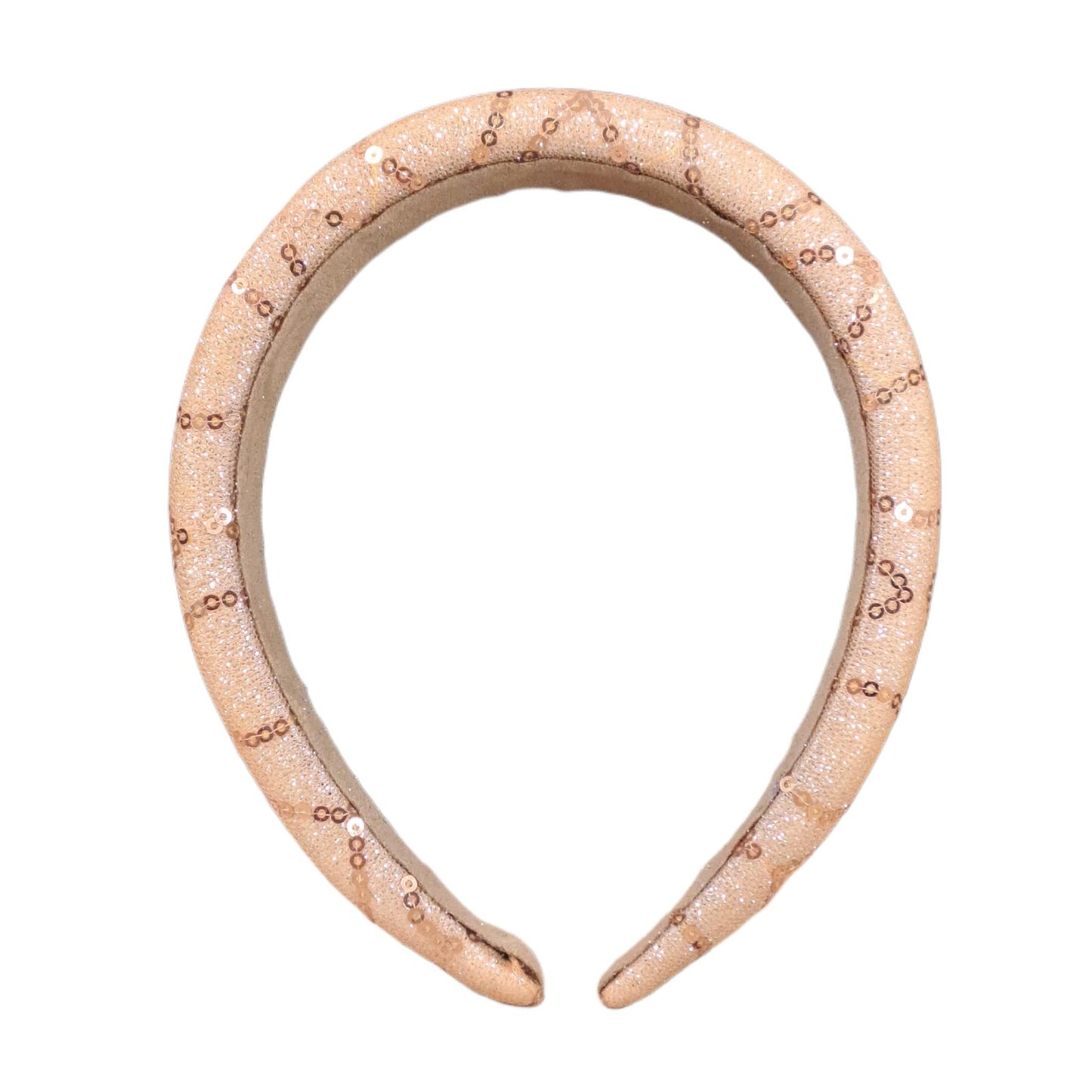 Bentita bej, bufanta, cu paiete, Nanzy C5 - Pursehuit.ro