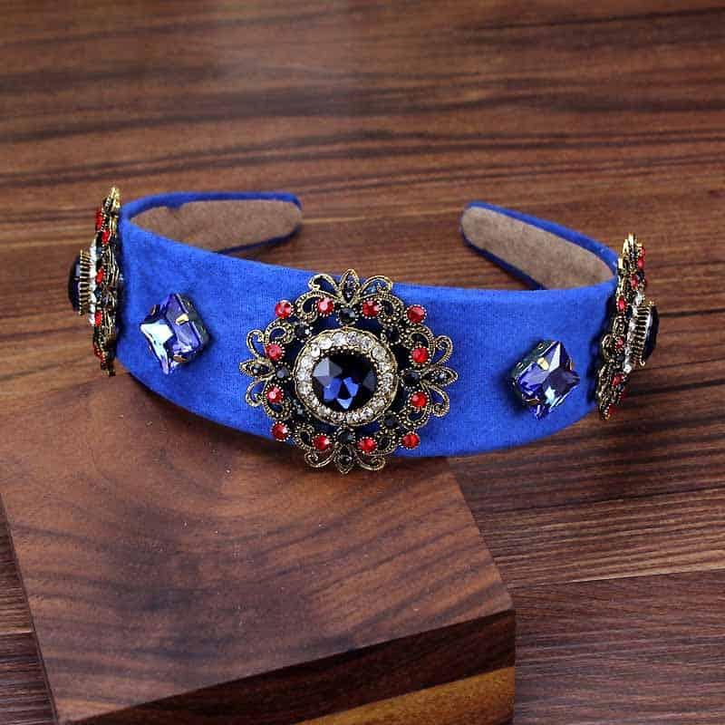 Bentita albastra, cu pietre, Ingali C1 - Pursehuit.ro