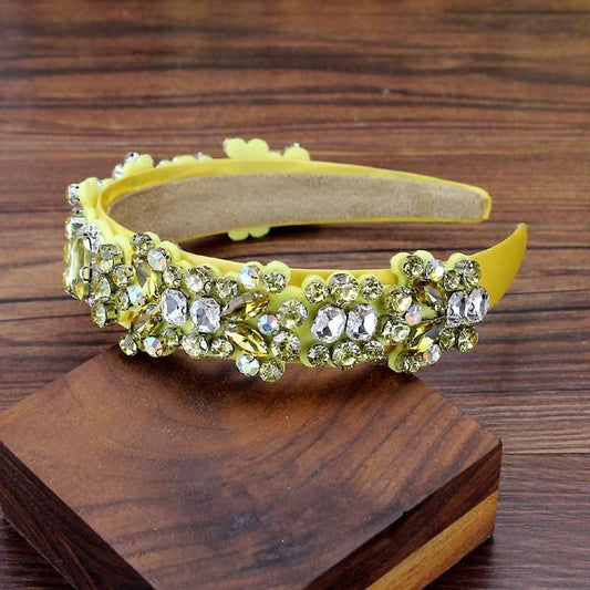 Bentita cu pietre, galbena, Joelina C1 - Pursehuit.ro