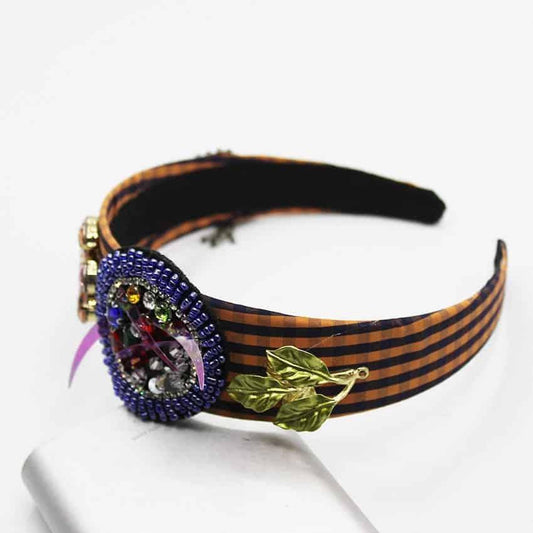 Bentita in carouri, cu pietre, Majsi C1 - Pursehuit.ro