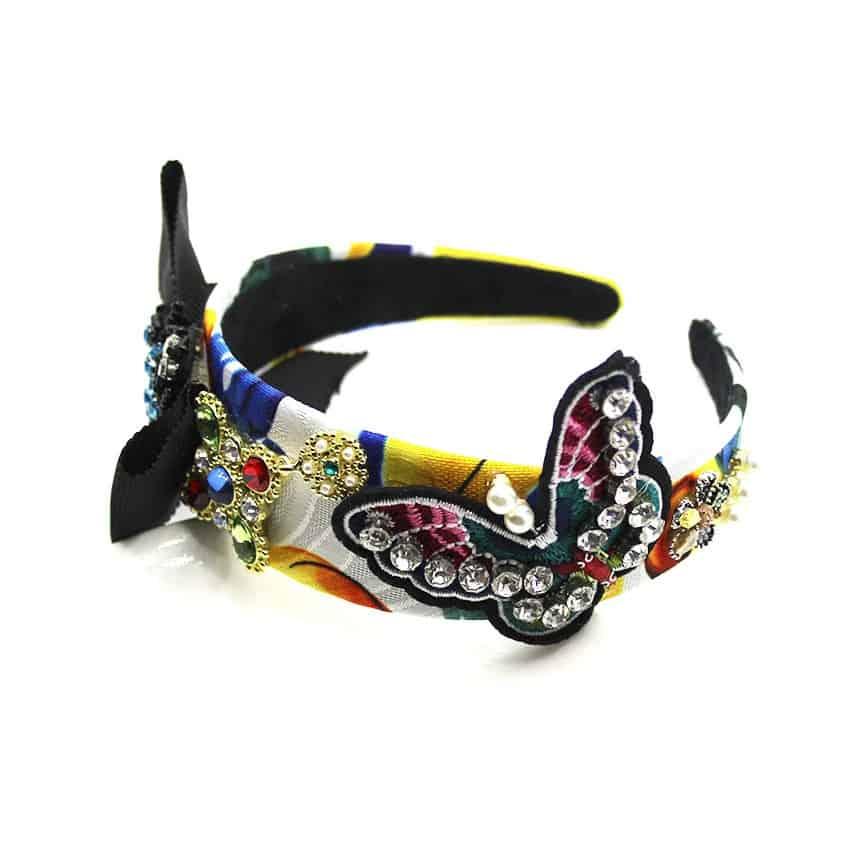 Bentita multicolora, cu insecte si pietre, Majlisen C1 OUT - Pursehuit.ro
