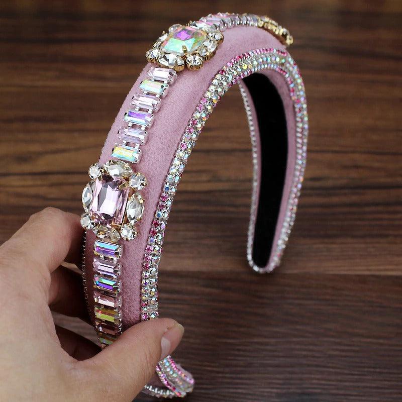 Bentita roz, bufanta, cu pietre, Magnar C1 - Pursehuit.ro