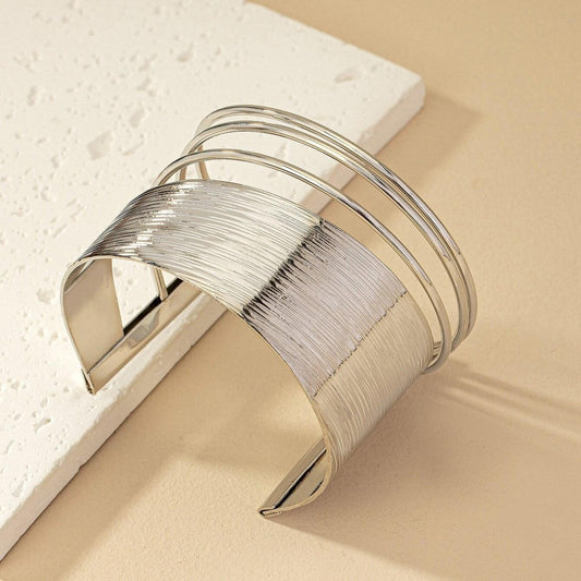 Bratara argintie, reglabila, Pauly C9 - Pursehuit.ro