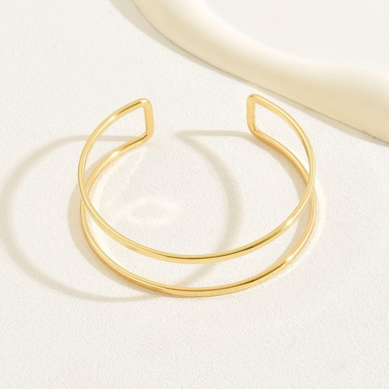 Bratara aurie, de brat, reglabila, Phelina C9 - Pursehuit.ro