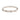 Bratara argintie, din otel inoxidabil, suflata cu aur 18k, tip bangle, cu pietre din zirconiu, Palma C10