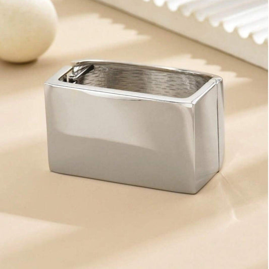 Bratara argintie, stil minimalist, Carmela C24 - Pursehuit.ro