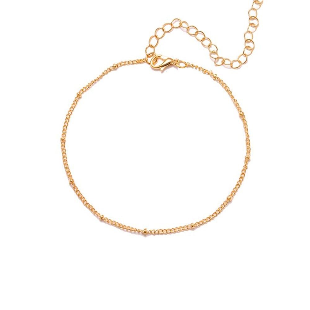 Bratara aurie, din otel inoxidabil 316L, placata cu aur 18K PVD, delicata, Ivanka C5