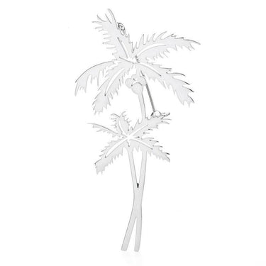 Brosa argintie, forma de palmieri, Lisabell C2 OUT - Pursehuit.ro