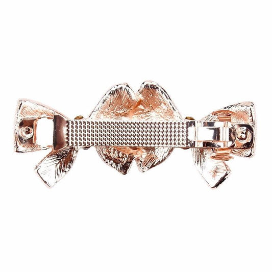 Brosa aurie, cu fundite si pietre, Marga C1 - Pursehuit.ro