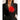Brosa tip floare din pene, rosie, Agnes C22 - Pursehuit.ro