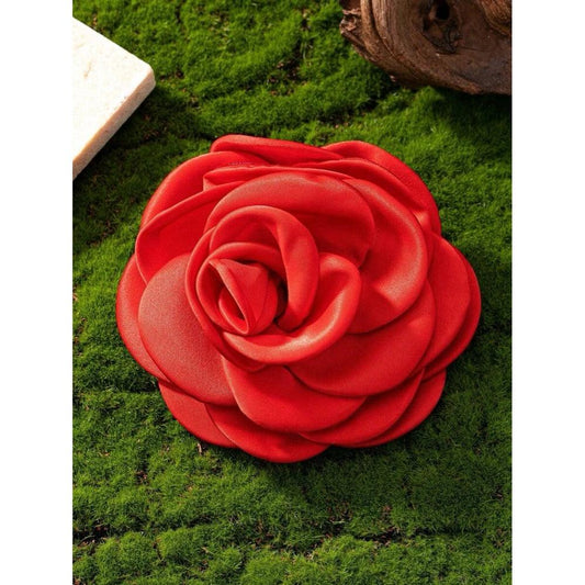 Brosa tip floare, rosie, Aggi C22 - Pursehuit.ro