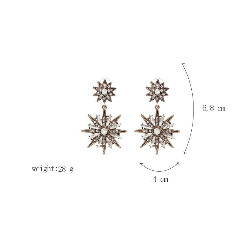 Cercei aramii, forma de soare, Finnja C7 - Pursehuit.ro