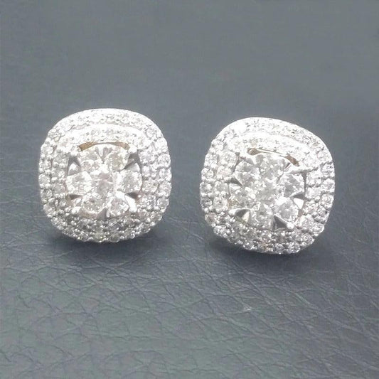 Cercei argintii, cu pietre din zirconiu, Svea C7 - Pursehuit.ro