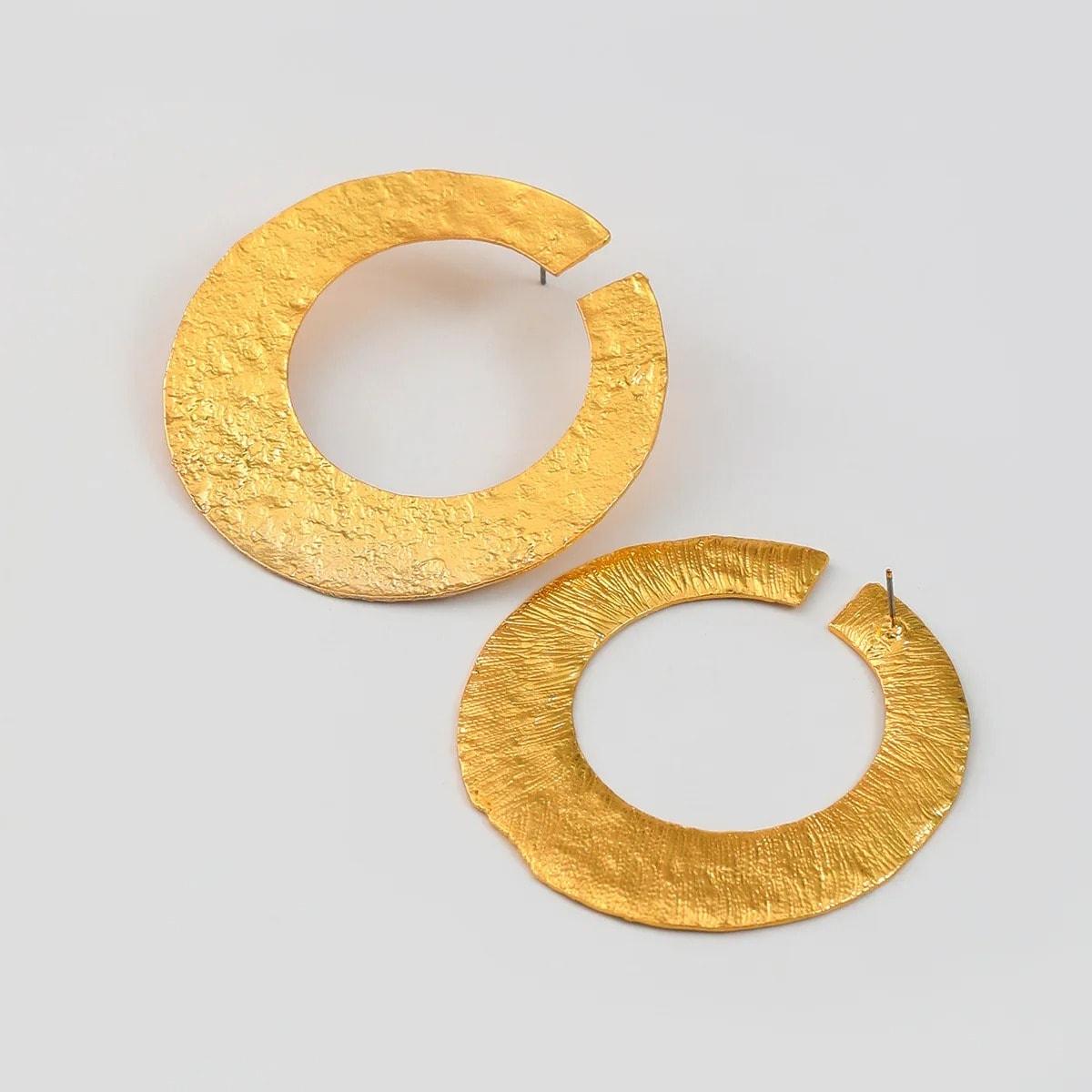 Cercei aurii, rotunzi, Marek C22 - Pursehuit.ro