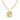 Colier auriu, din otel inoxidabil, forma contemporana, cu perle, suflat cu aur 18k, Bettina C9