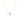 Colier auriu, din otel inoxidabil, suflat cu aur 18k, delicat, cu pietre din zirconiu, Edvina C1 - Pursehuit.ro