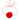 Colier choker, rosu, cu floare, Benigna C15