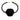Colier choker, negru, cu perle si floare, Acacia C4