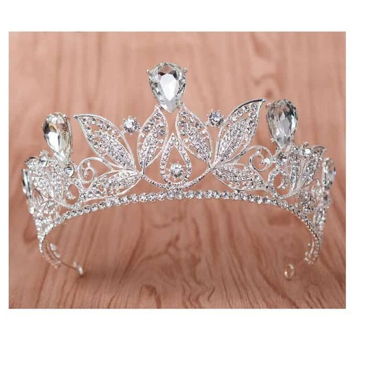 Coronita argintie, cu pietre, Nomi C6 - Pursehuit.ro