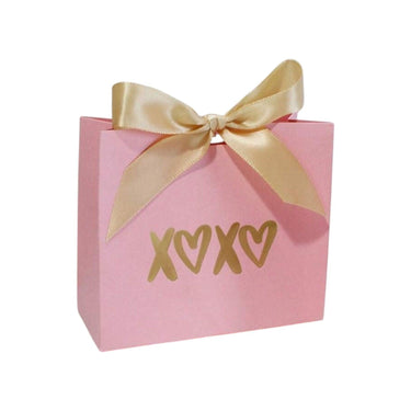 Cutiuta pentru cadou, roz, cu autoformare, 10 cm x 11.5 cm x 4.5 cm - Pursehuit.ro