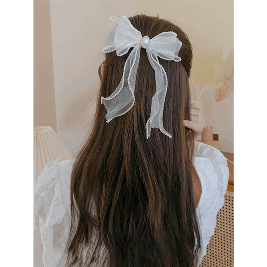 Funda de par, alb unt, cu perlute, Aviaya C11 - Pursehuit.ro