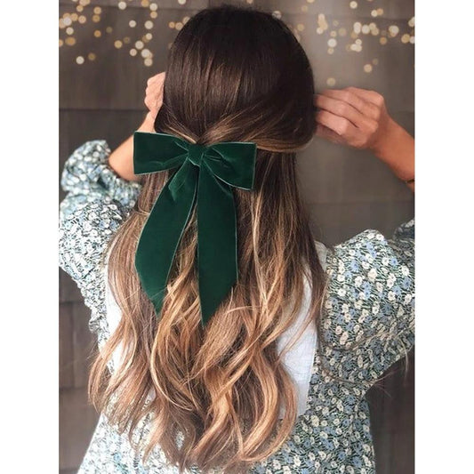 Funda de par, verde, din catifea, Aviva C11 - Pursehuit.ro