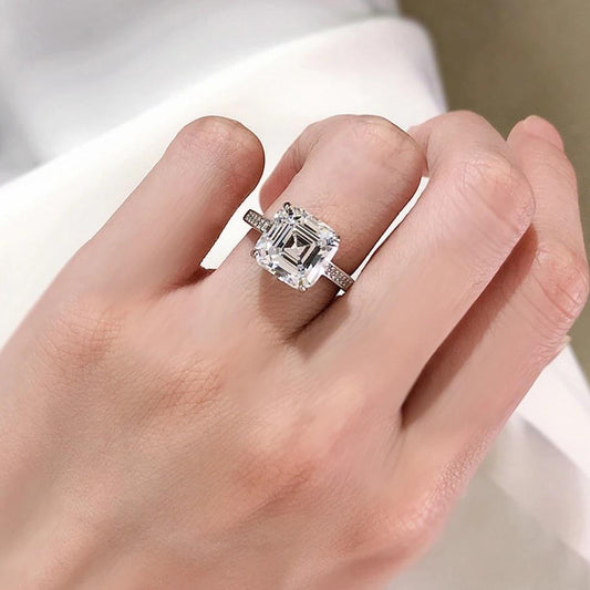 Inel argintiu, cu pietre din zirconiu, Airin C26 - Pursehuit.ro