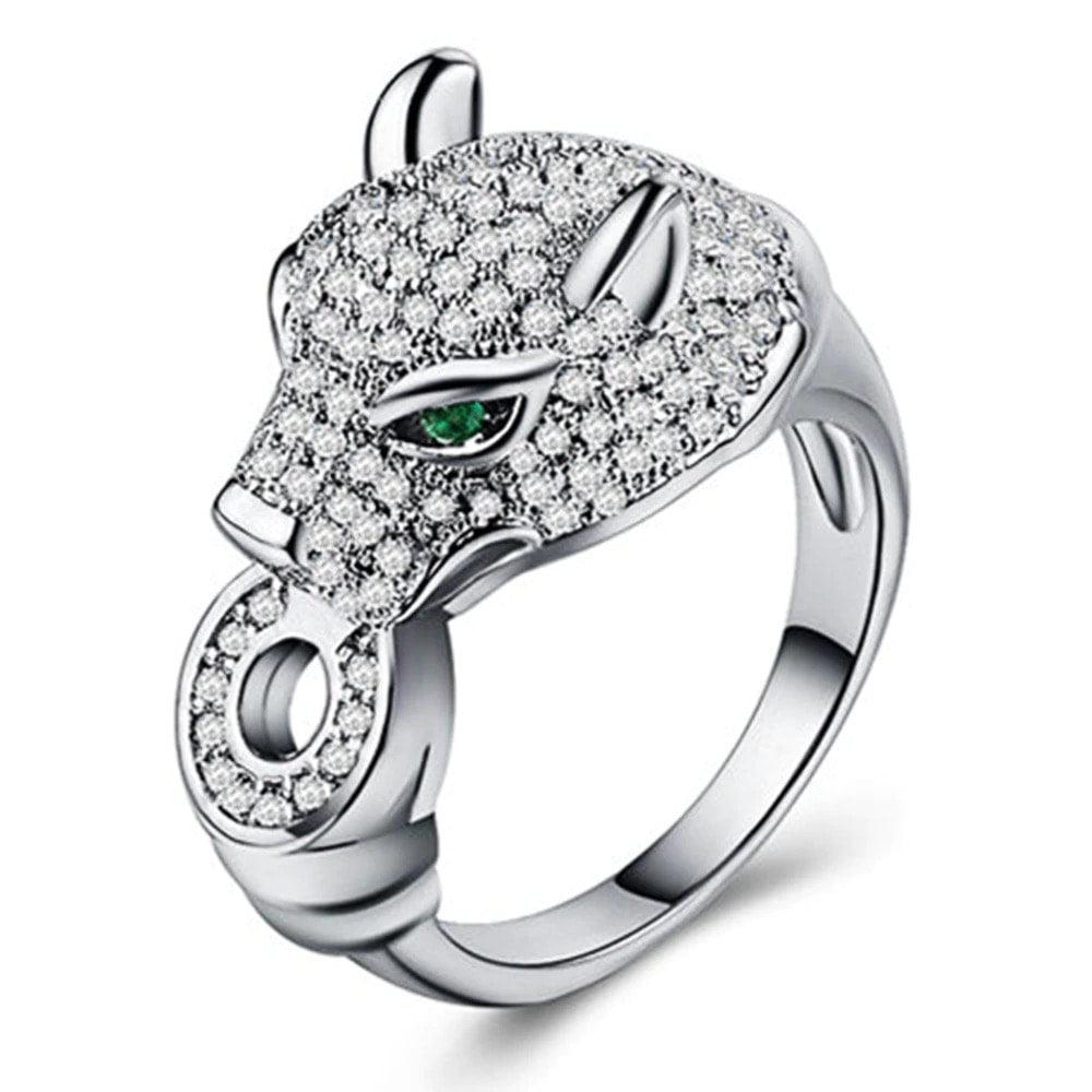 Inel argintiu, cu pietre din zirconiu, Reta C25 - Pursehuit.ro