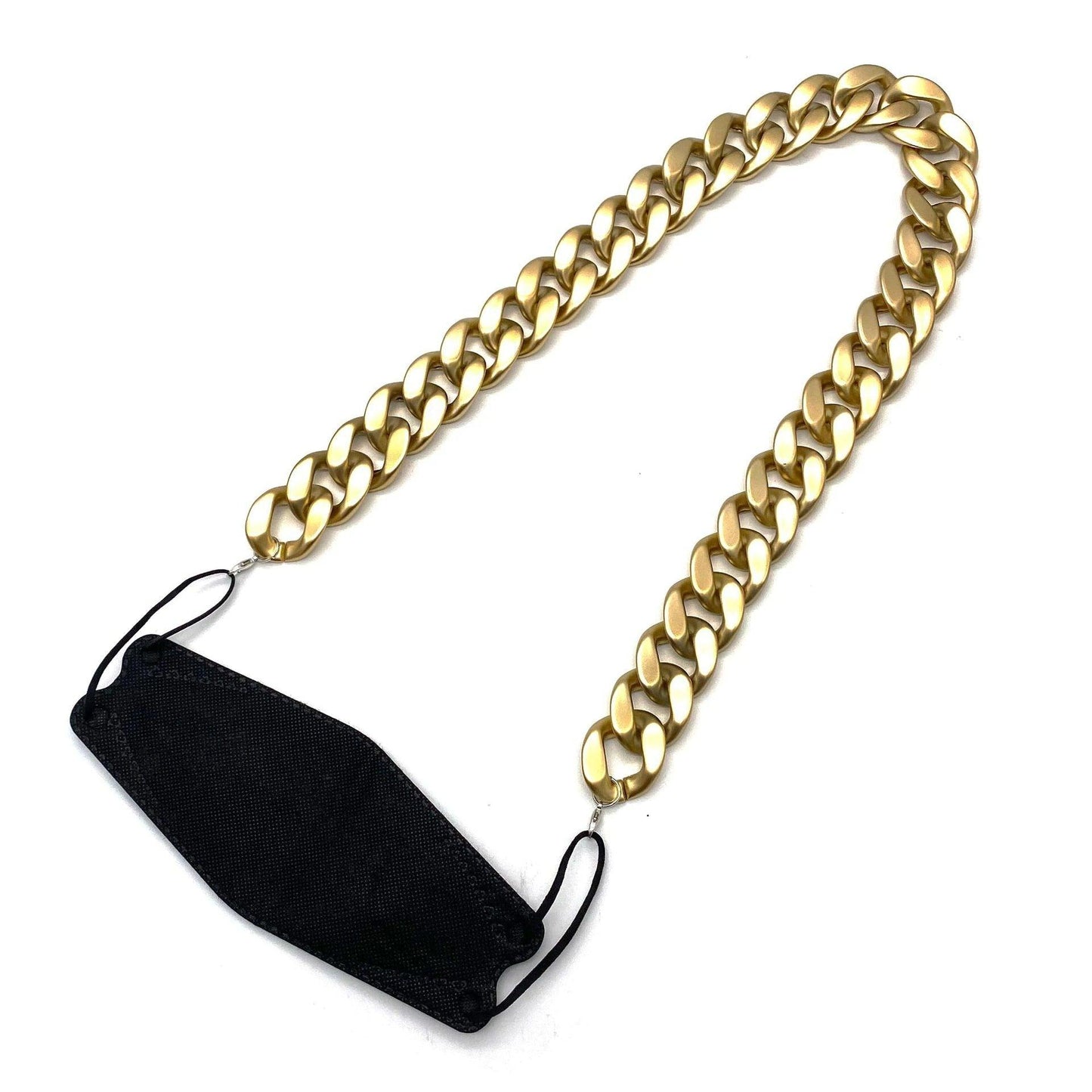 Lant de ochelari, auriu, cu zale mari, Sunilda C2 - Pursehuit.ro