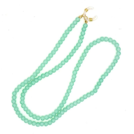 Lant de ochelari, cu margelute verzi, Stacy C1 - Pursehuit.ro