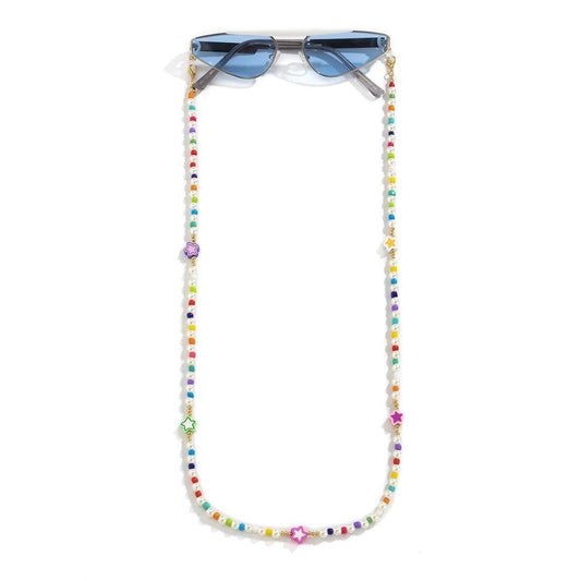 Lant de ochelari, cu perlute si margelute colorate, Ozzy C4 - Pursehuit.ro