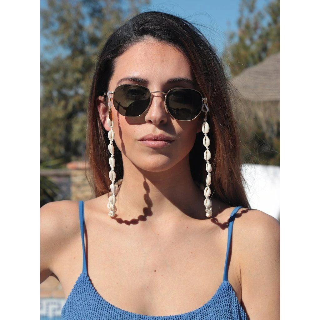 Lant de ochelari, cu scoici naturale, Suzi C3 - Pursehuit.ro