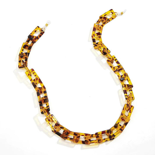 Lant de ochelari, maro, cu zale mari, Aniela C2 - Pursehuit.ro