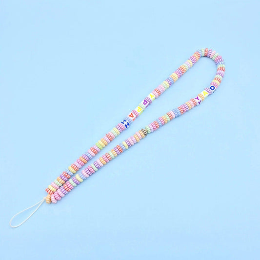 Lant pentru telefon, cu margelute colorate, Parker C4 - Pursehuit.ro