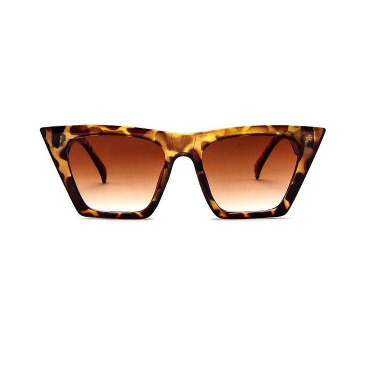 Ochelari de soare, animal print, cat-eye, Sessan C4 - Pursehuit.ro