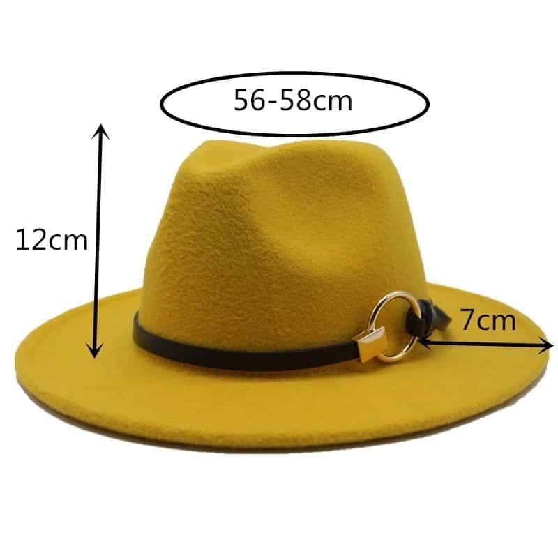 Palarie dama, galbena, Cariann - Pursehuit.ro