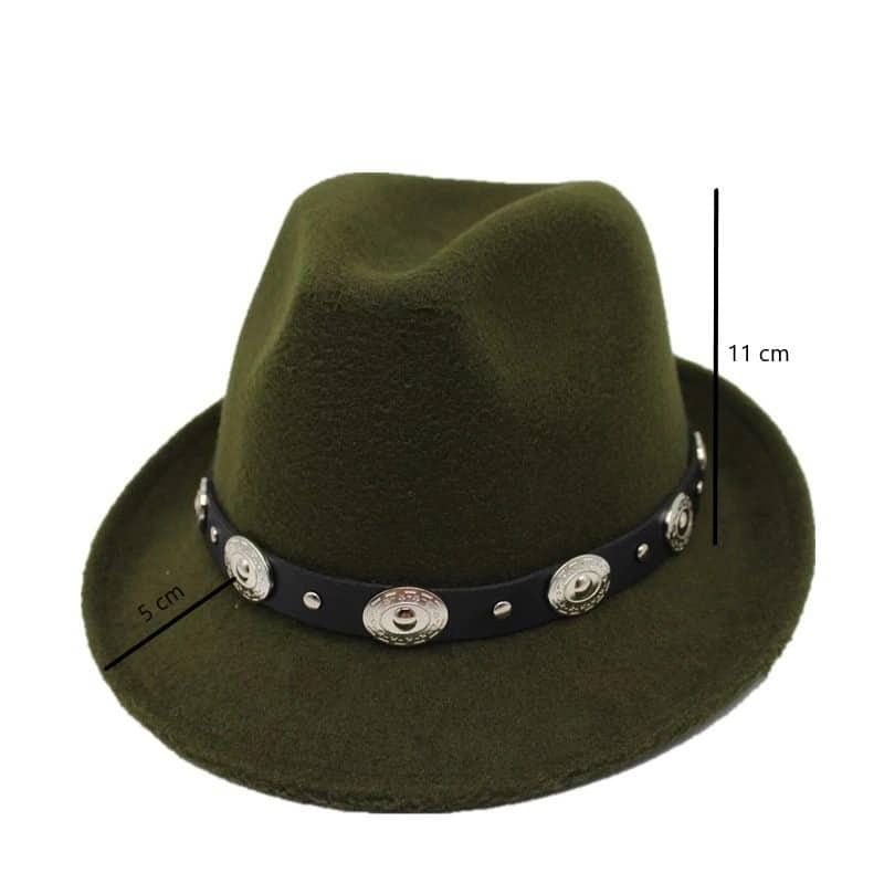 Palarie dama, verde, Carina - Pursehuit.ro