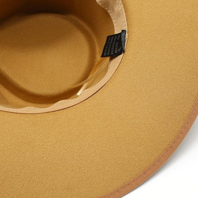 Palarie dama, bej, cu bor lat, Inie - Pursehuit.ro