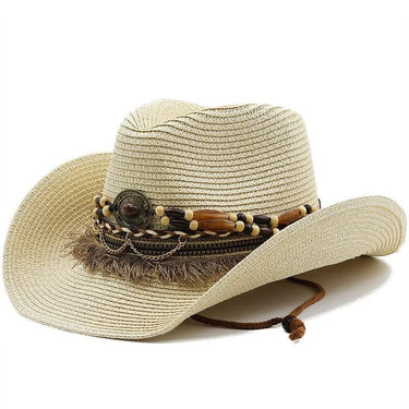 Palarie dama, bej, de vara, stil cowboy, Anemarie - Pursehuit.ro