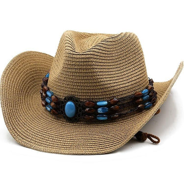 Palarie dama, bej, de vara, stil cowboy, Missy - Pursehuit.ro