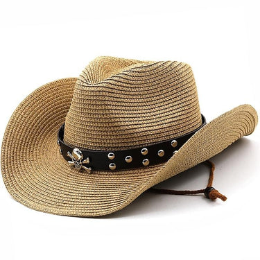 Palarie dama, bej, de vara, stil cowboy, Molly - Pursehuit.ro
