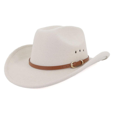 Palarie dama, bej, stil cowboy, Odine - Pursehuit.ro