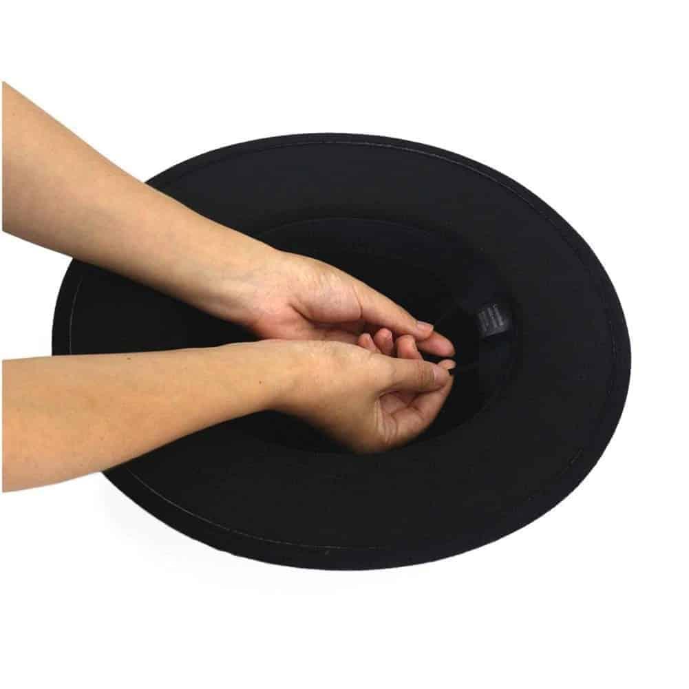 Palarie dama neagra, cu perle, Jannik - Pursehuit.ro