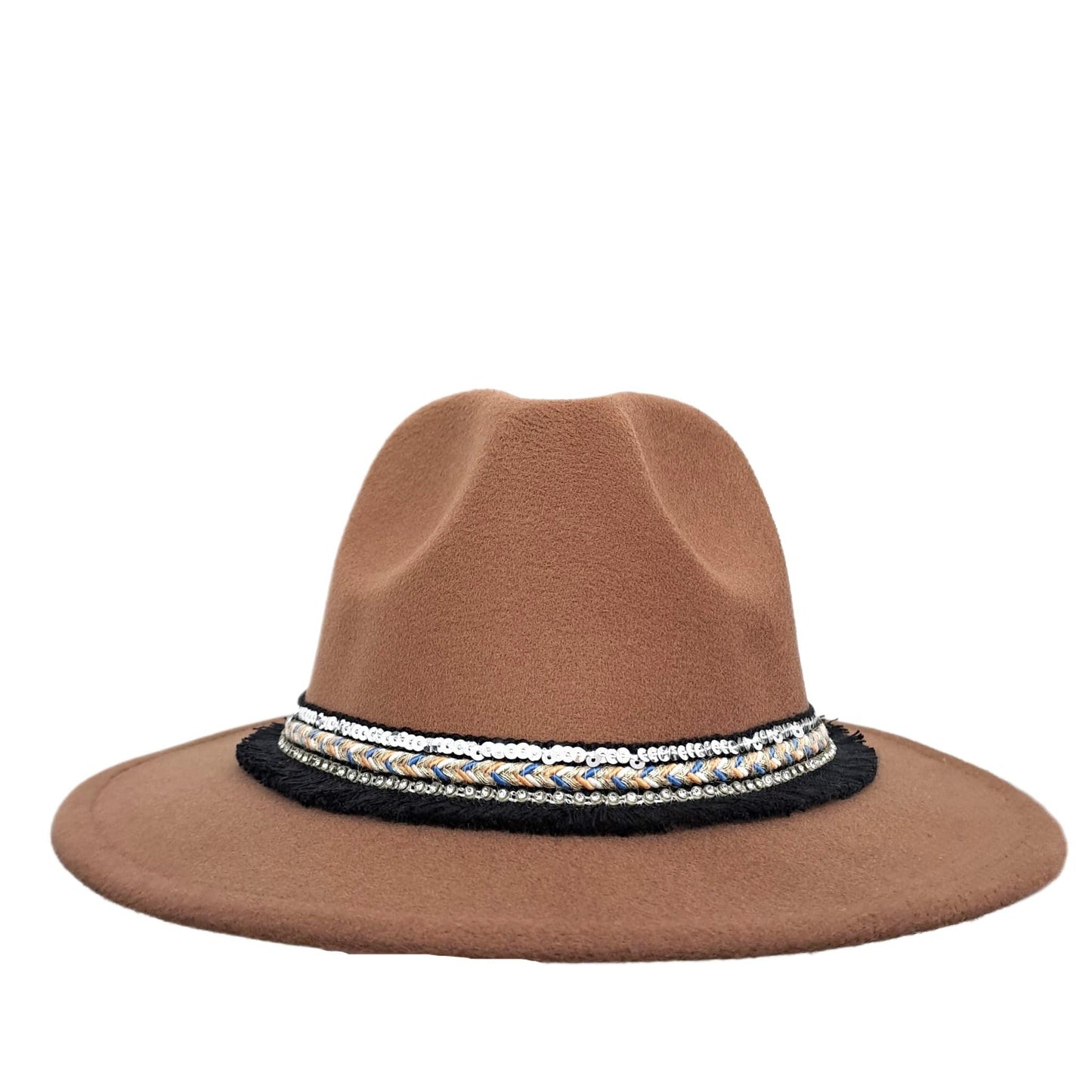 Palarie dama, maron, Carlin - Pursehuit.ro