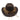 Palarie maro, stil cowboy, reglabila, cu accesoriu detasabil, Soffy - Pursehuit.ro