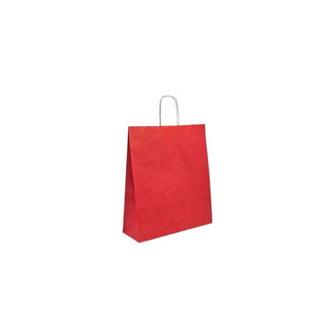 Punga de cadou, pentru palarii, rosie, kraft, 36x12x41cm - Pursehuit.ro