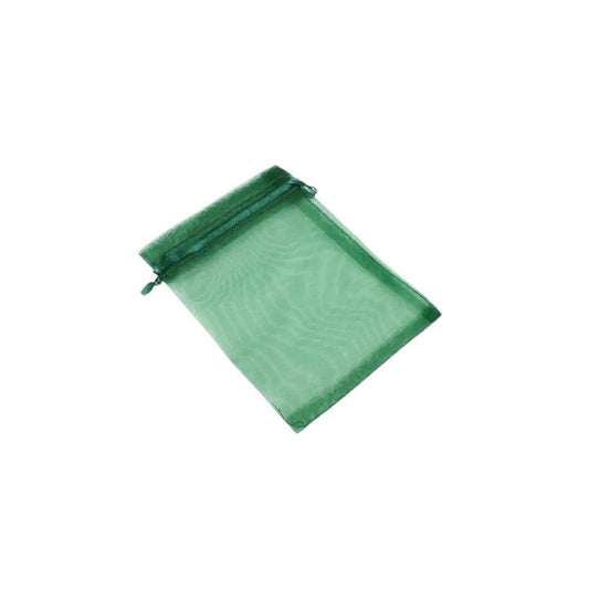 Saculet organza verde brad 6.5 cm x 8 cm - Pursehuit.ro