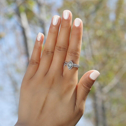 Set 2 Inele argintii, cu pietre din zirconiu, Nilette C24 - Pursehuit.ro